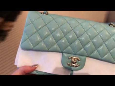 CHANEL 19C TIFFANY LIGHT BLUE COLOR COMPARISON